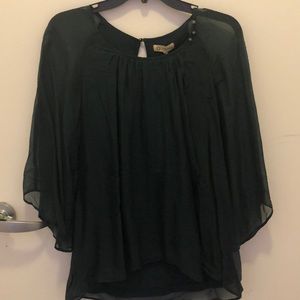 democracy green long sleeve shirt